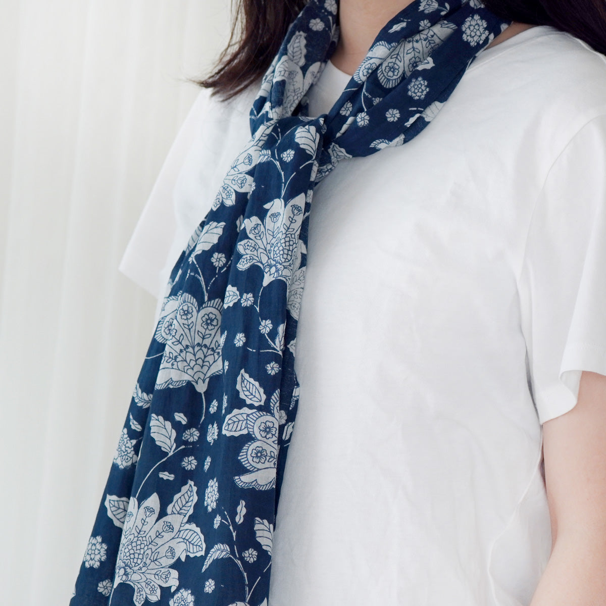 Serenely Elegant Cotton Breathable Scarf - Japan