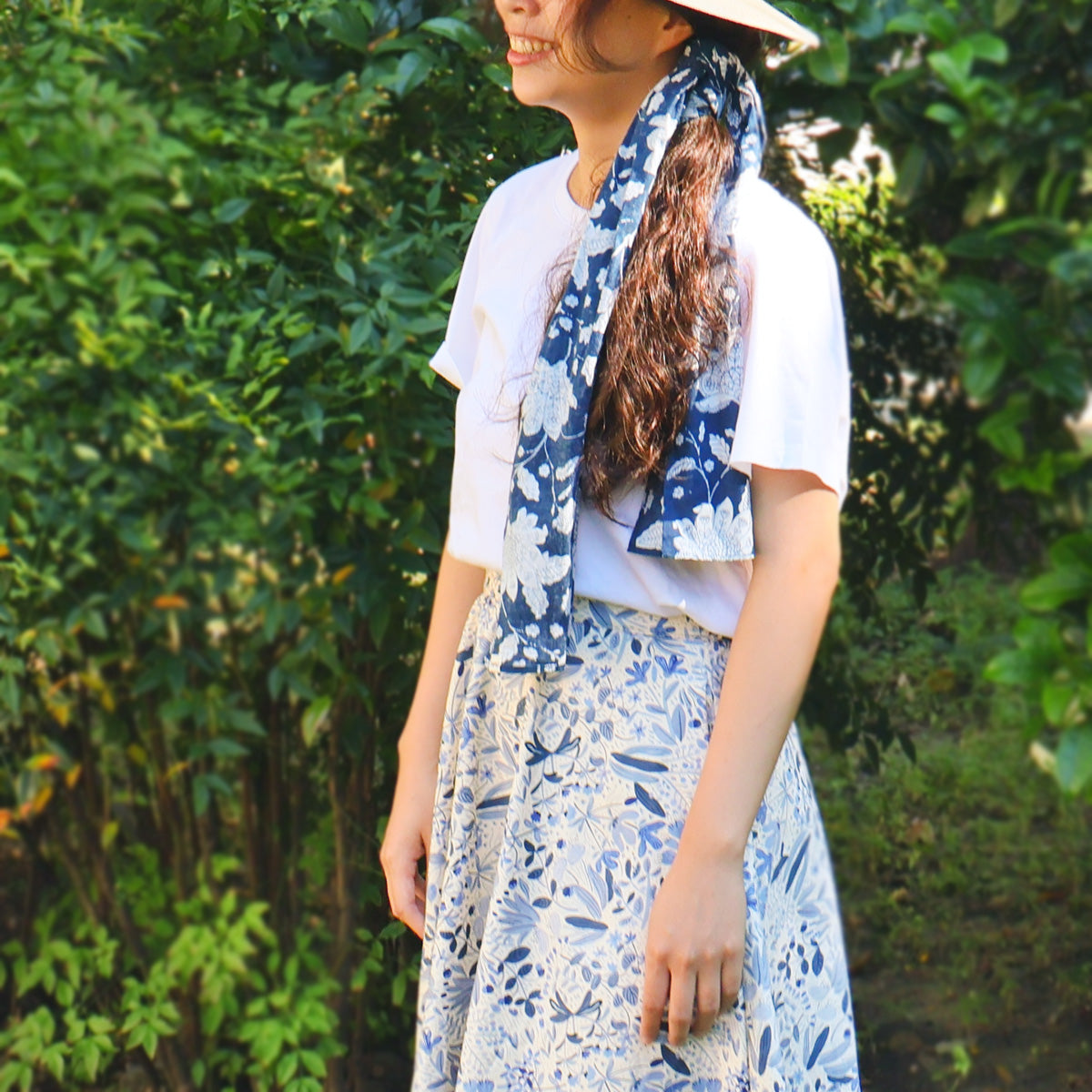 Serenely Elegant Cotton Breathable Scarf - Japan