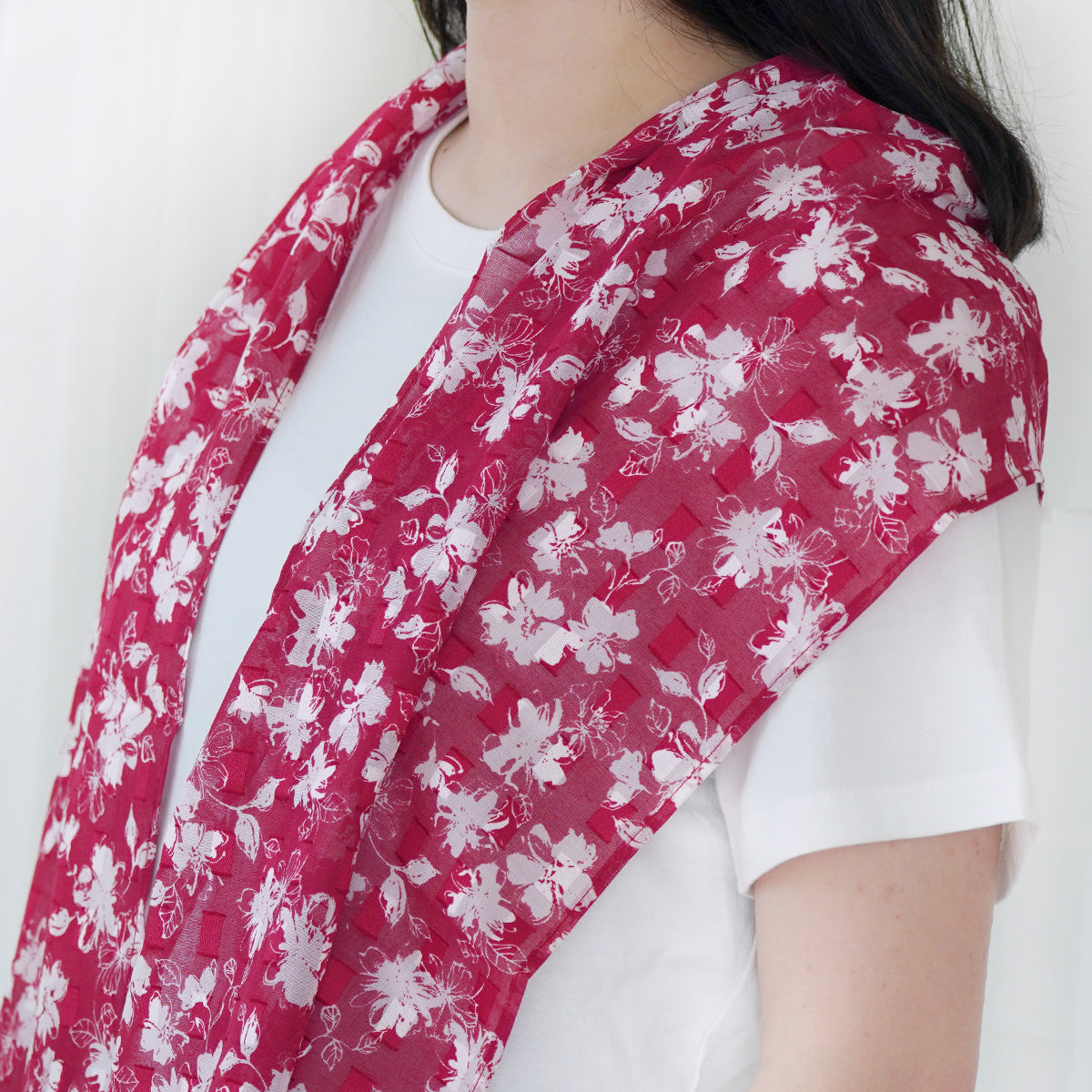 Classic Elegance Cotton Breathable Scarf - Japan