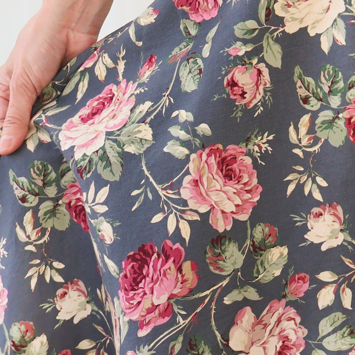 Vintage Rose Thick Circle Skirt