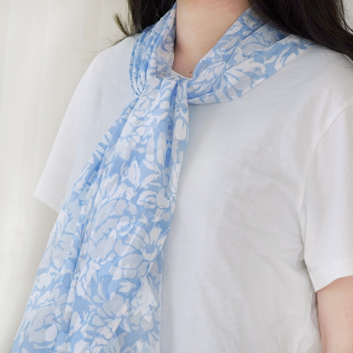 Serenely Elegant Cotton Breathable Scarf - Japan