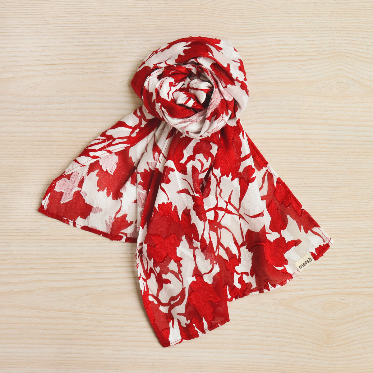 Large Floral Series Cotton Breathable Scarf - Japan