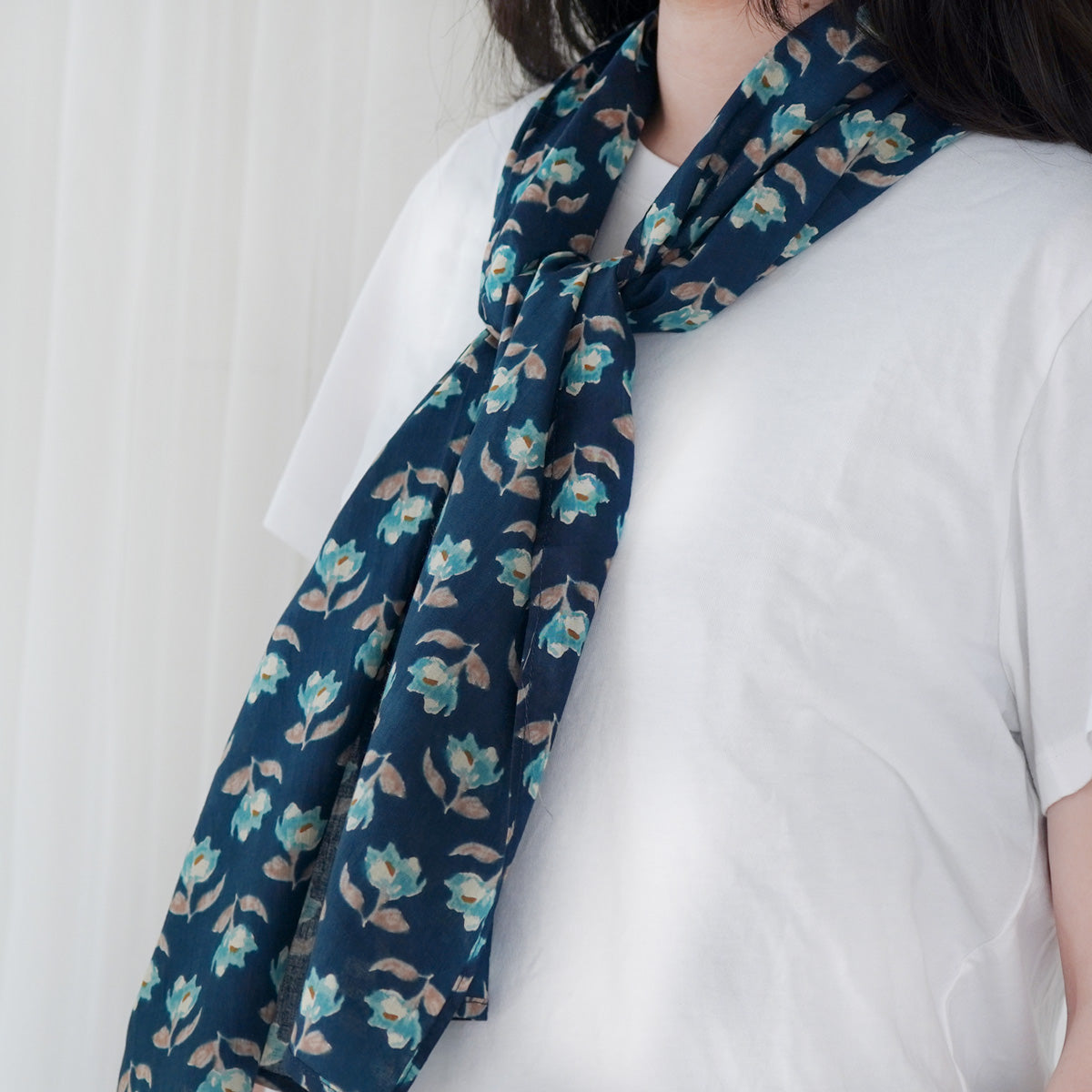 Serenely Elegant Cotton Breathable Scarf - Japan