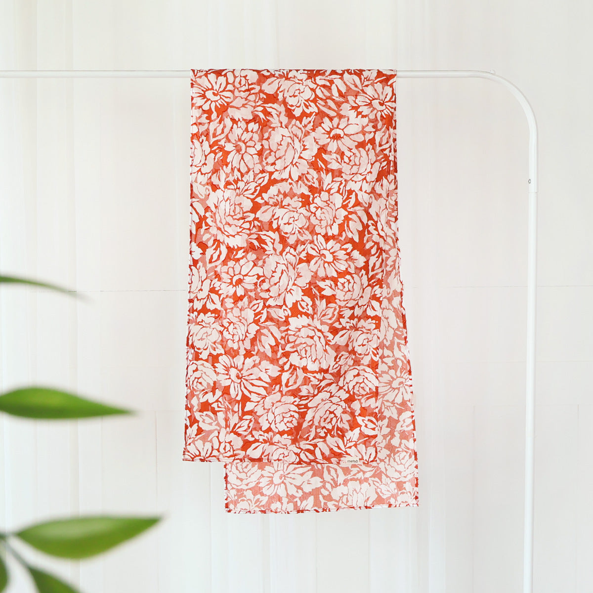 Large Floral Series Cotton Breathable Scarf - Japan