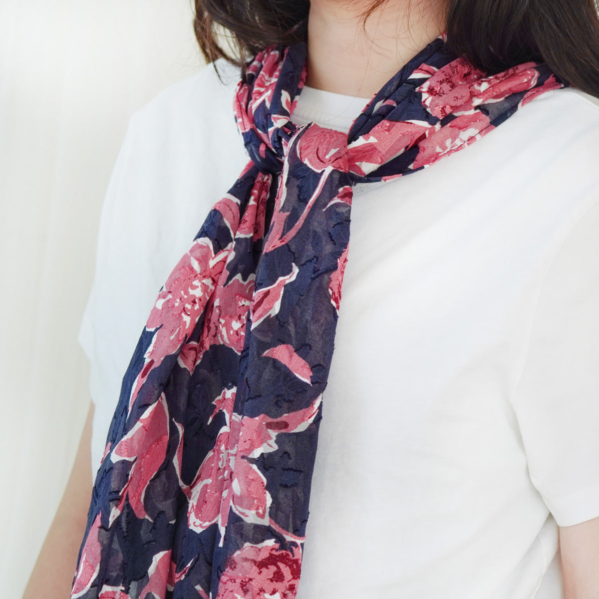 Classic Elegance Cotton Breathable Scarf - Japan