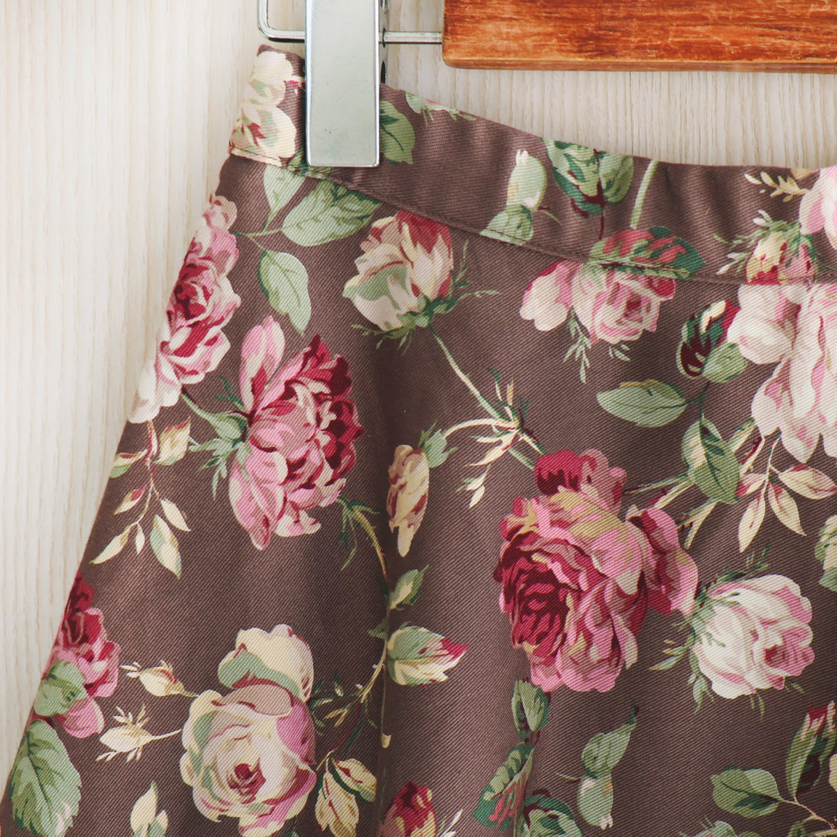 Vintage Rose Thick Circle Skirt