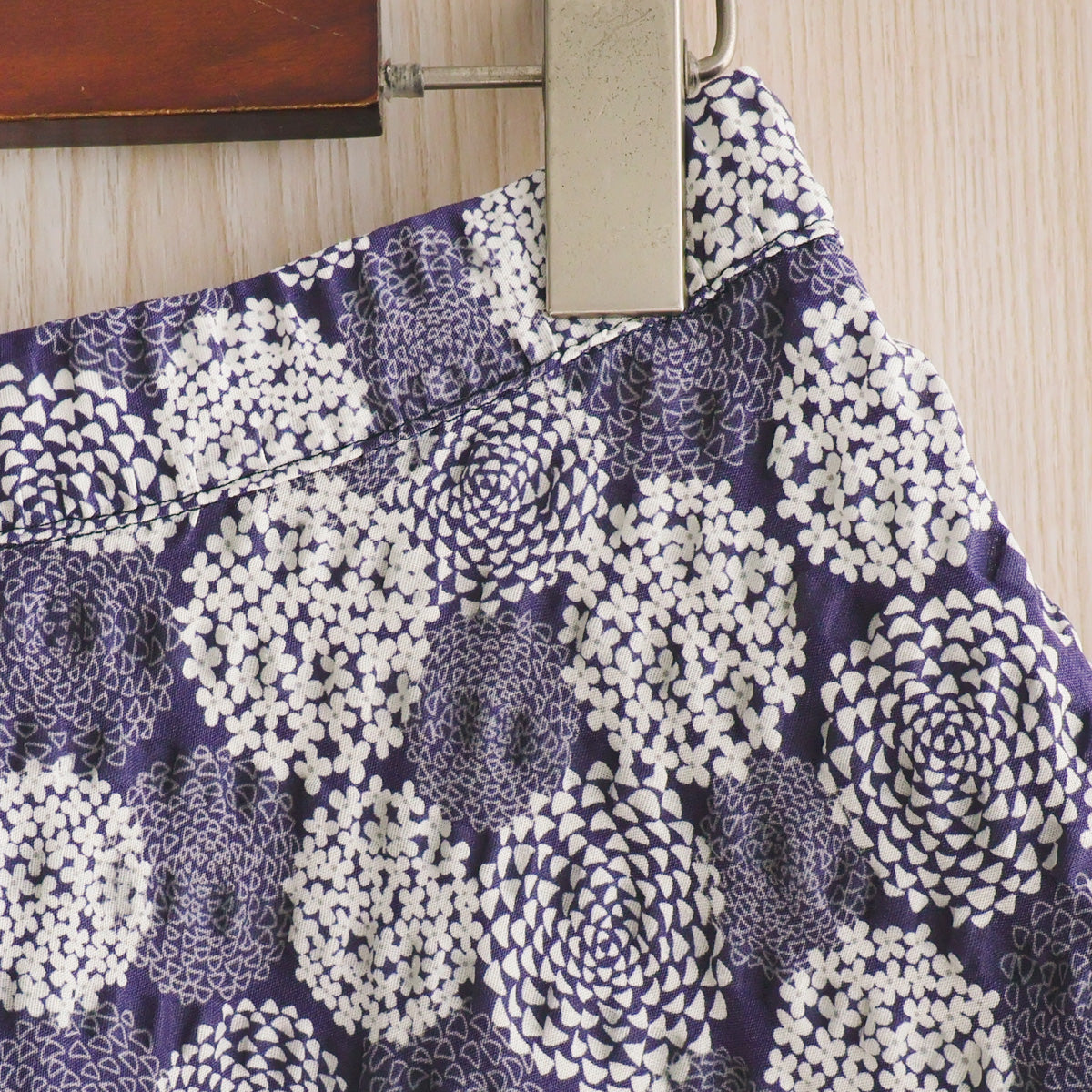 Hydrangea Blue Puffy Circle Skirt