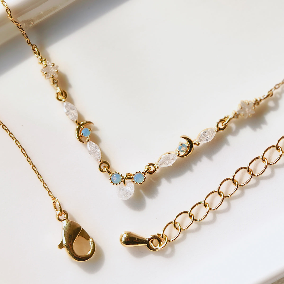 Nature Series 925 Sterling Silver Necklace-Korea