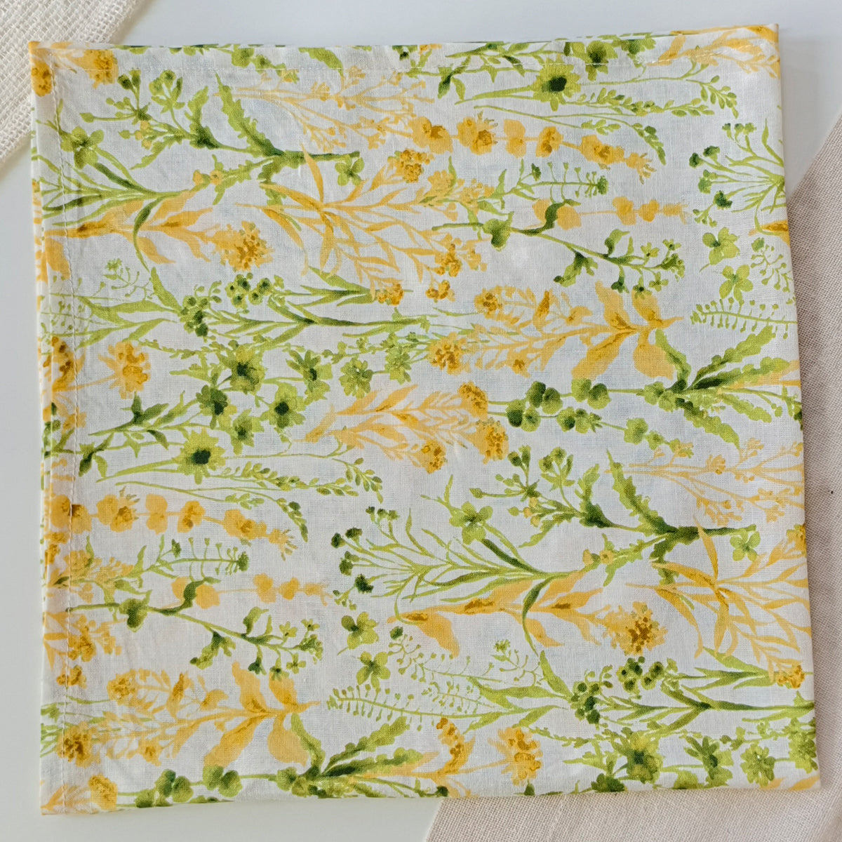 Flora Printed Cotton Scarf - Japan