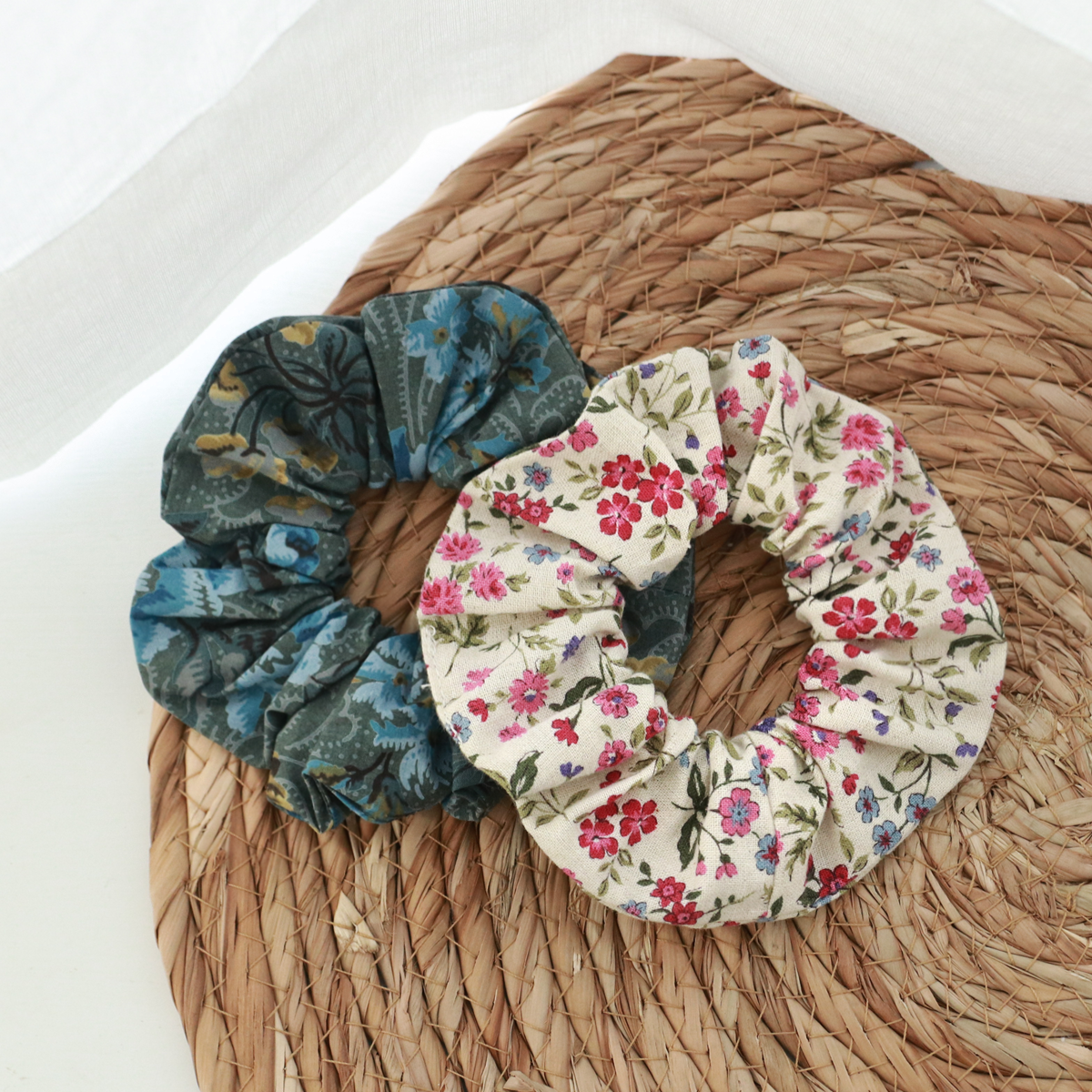 Meadow Path - Handmade Scrunchies Set