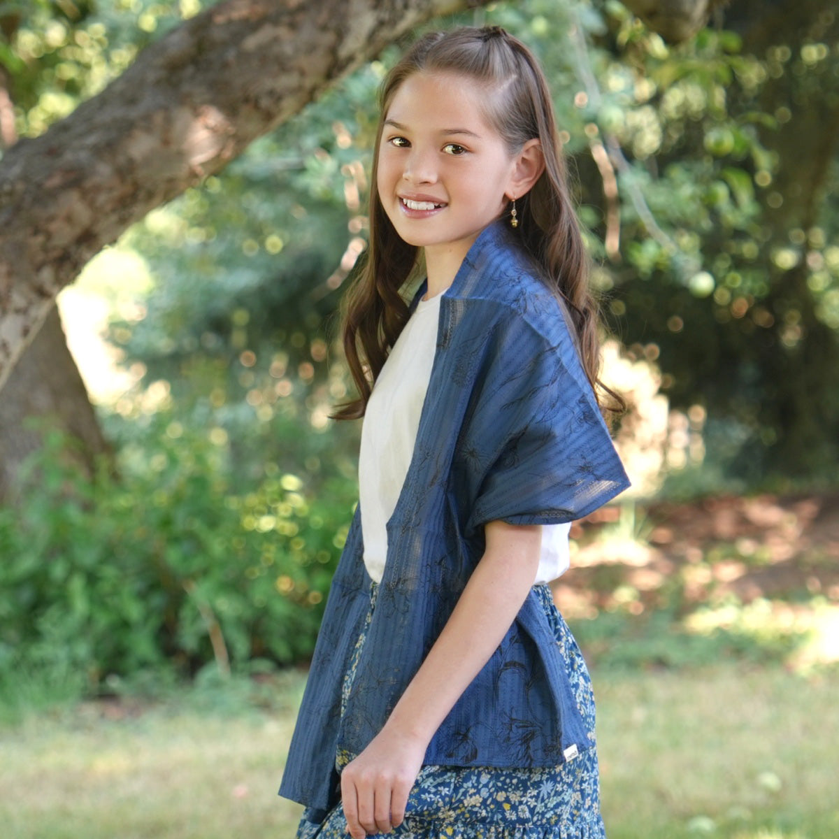 Forest Realm Cotton Scarf - Japan
