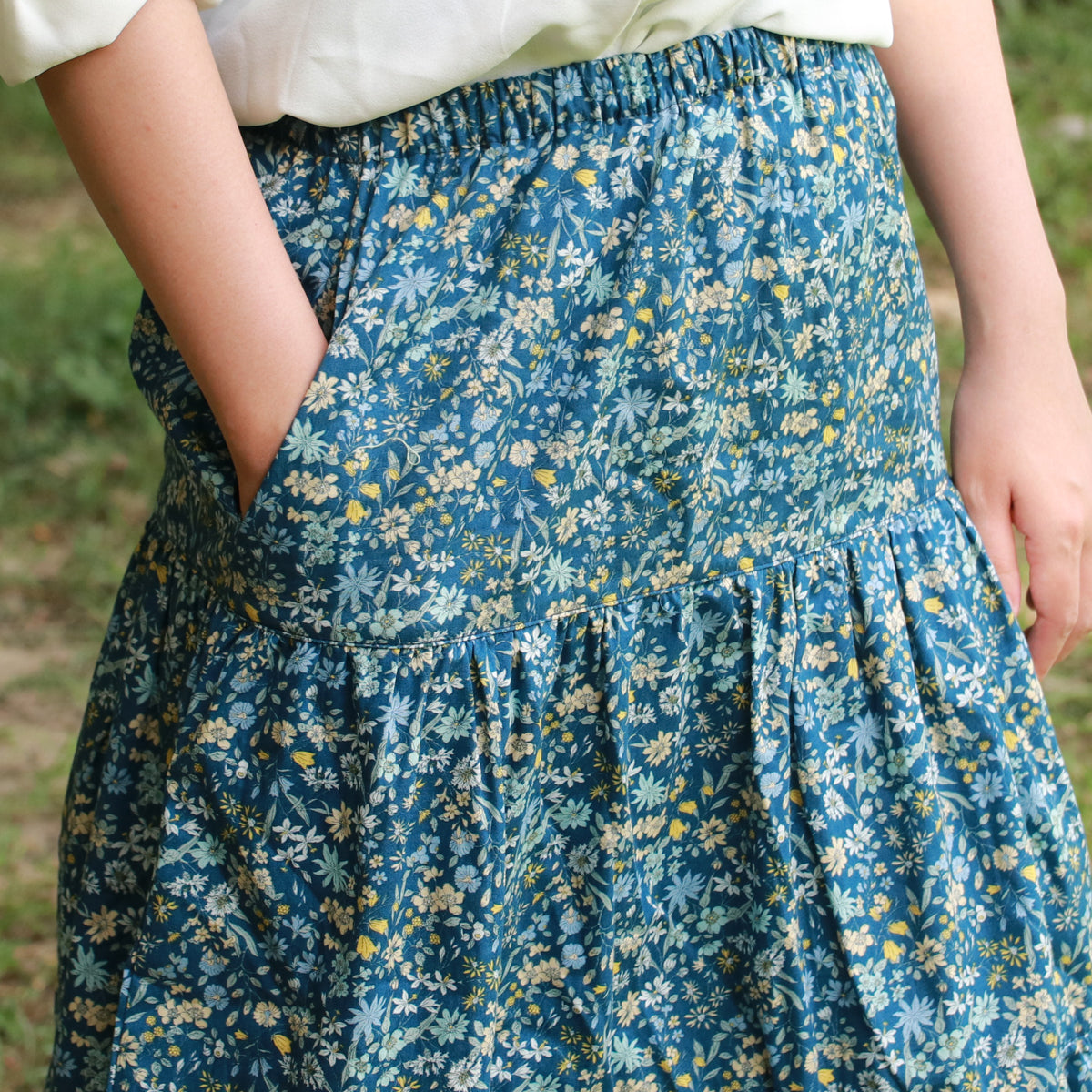 Blue Wilderness Country Cake Skirt