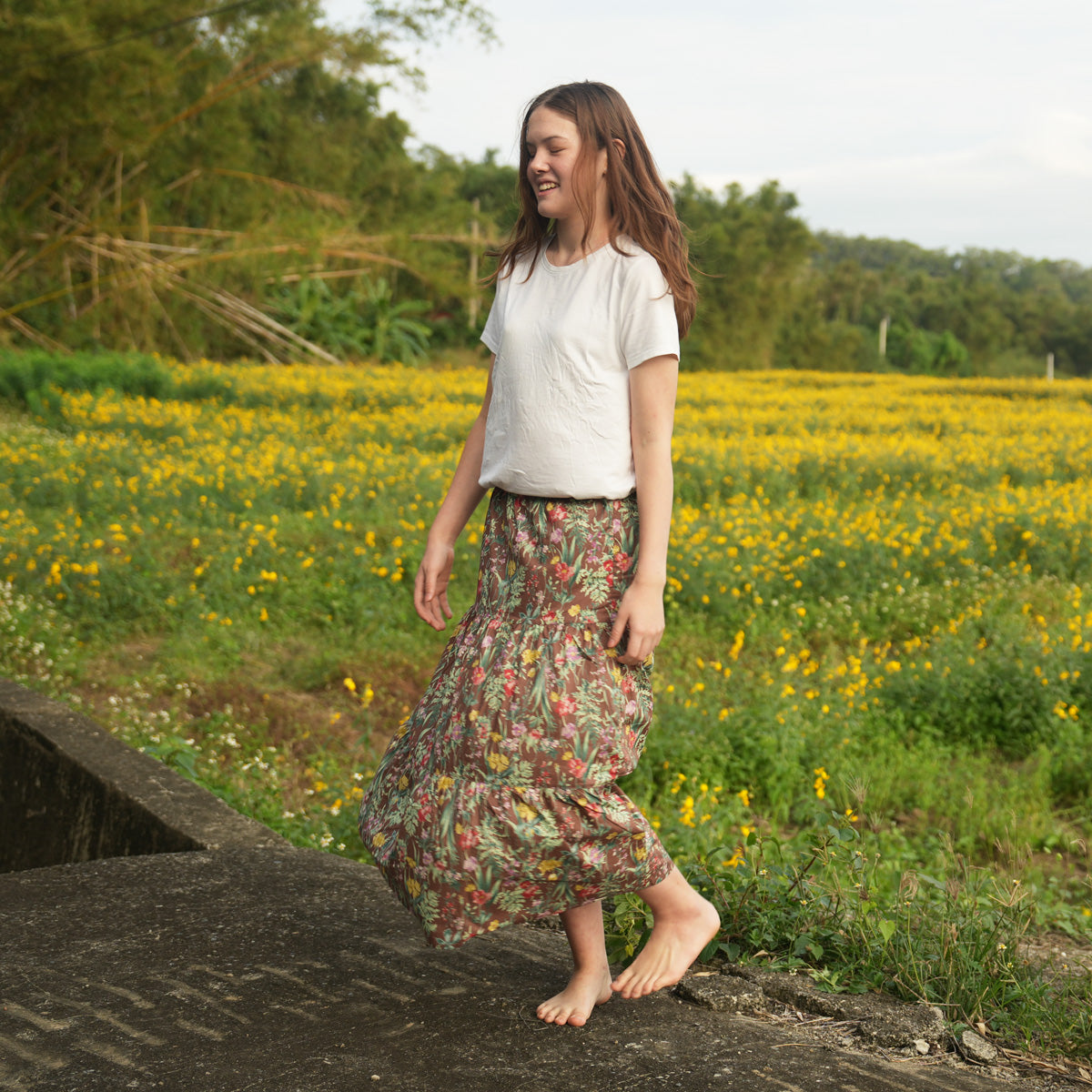 Vintage Floral Handmade Cake Dress