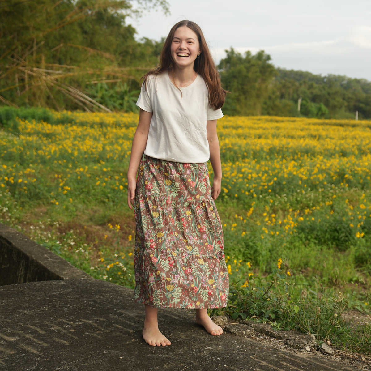 Vintage Floral Handmade Cake Dress
