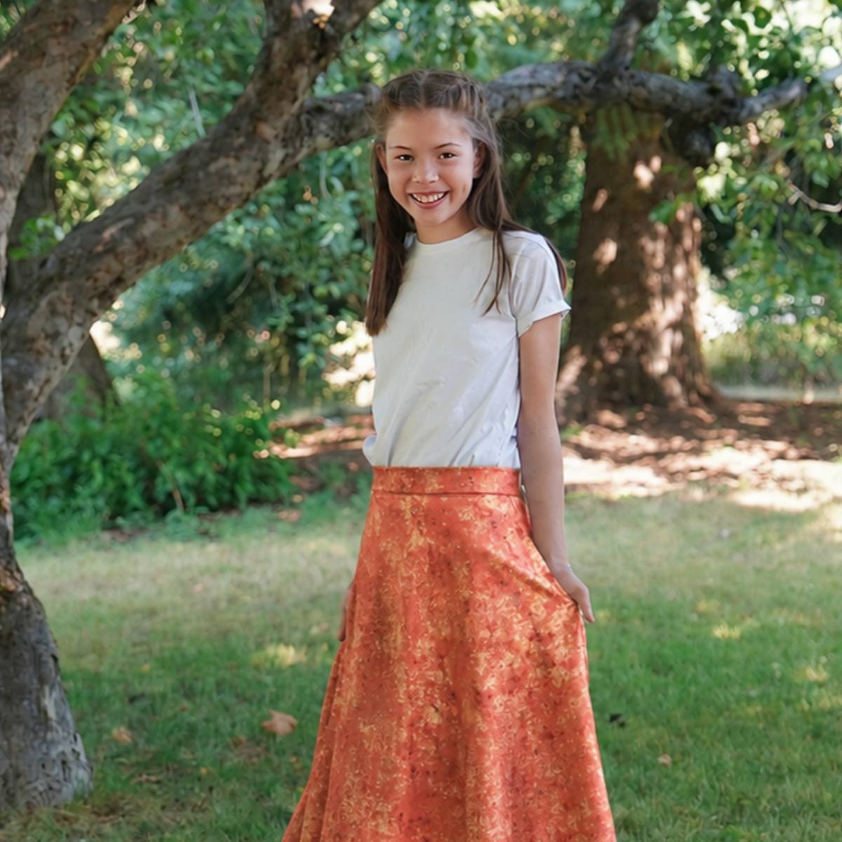 Warm Sun Mineral - Four Panel Circle Skirt