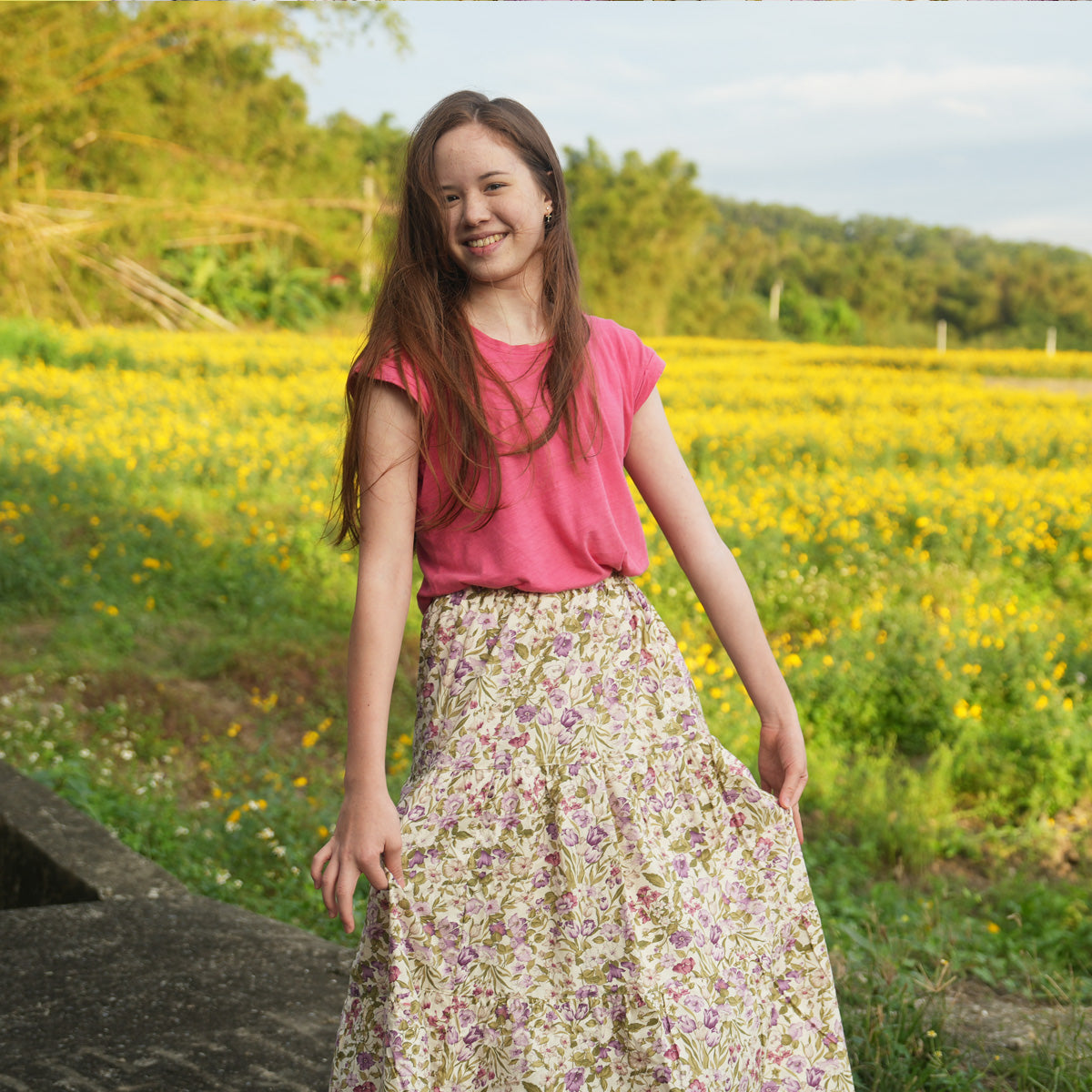 Vintage Floral Handmade Cake Dress