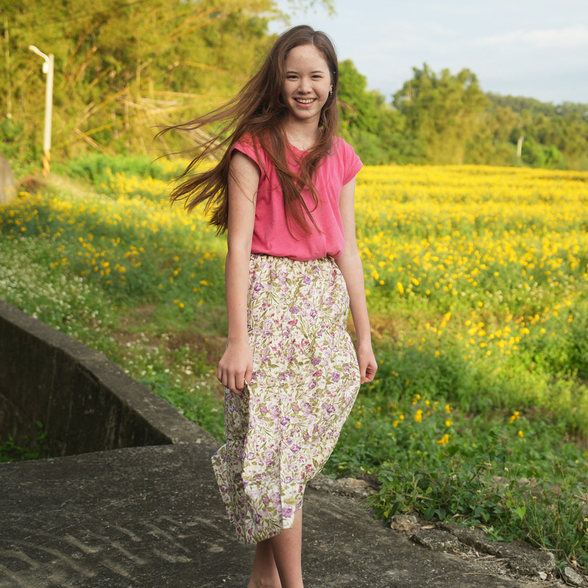 Vintage Floral Handmade Cake Dress