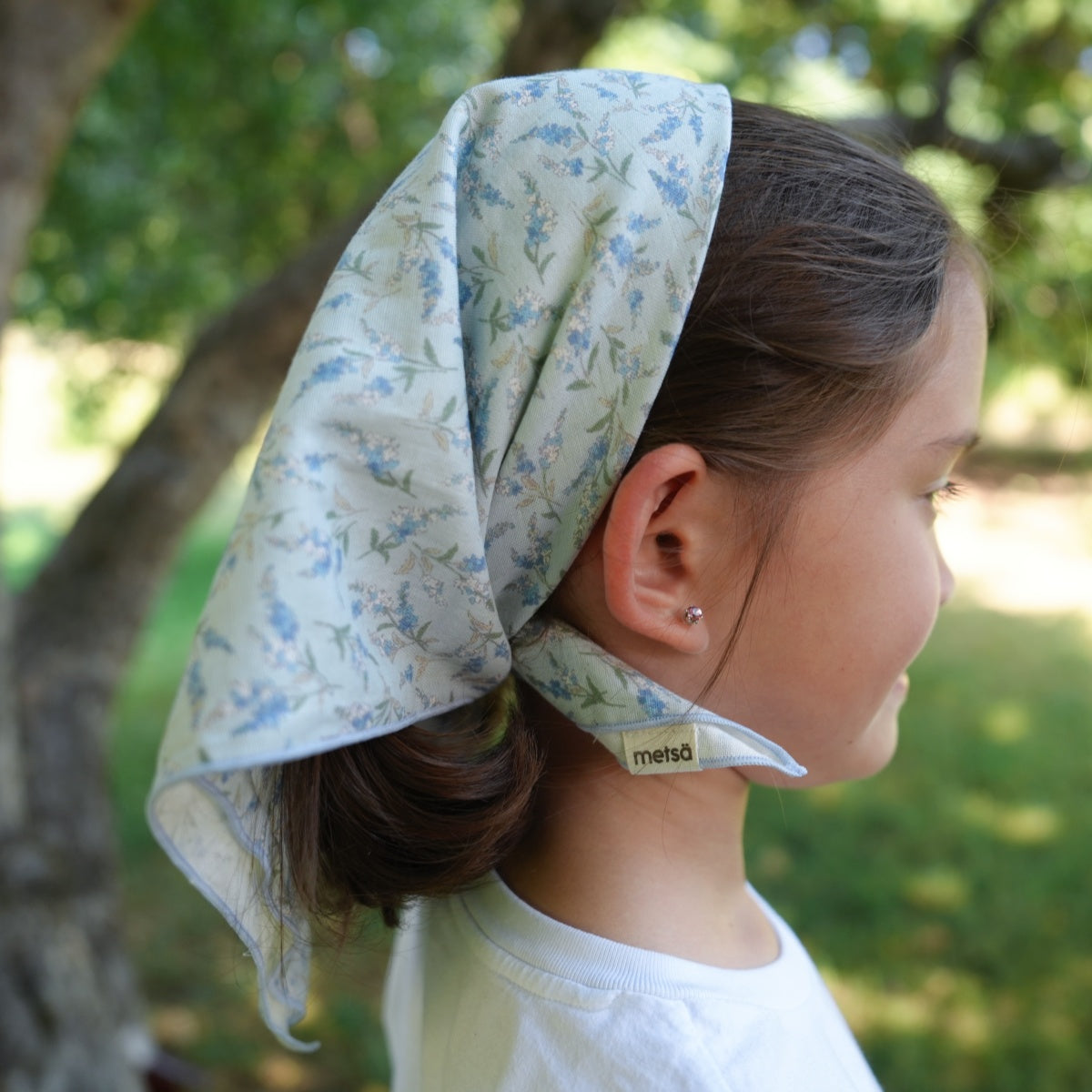 Warm Floral Bloom Square Scarf - Pre-order late September