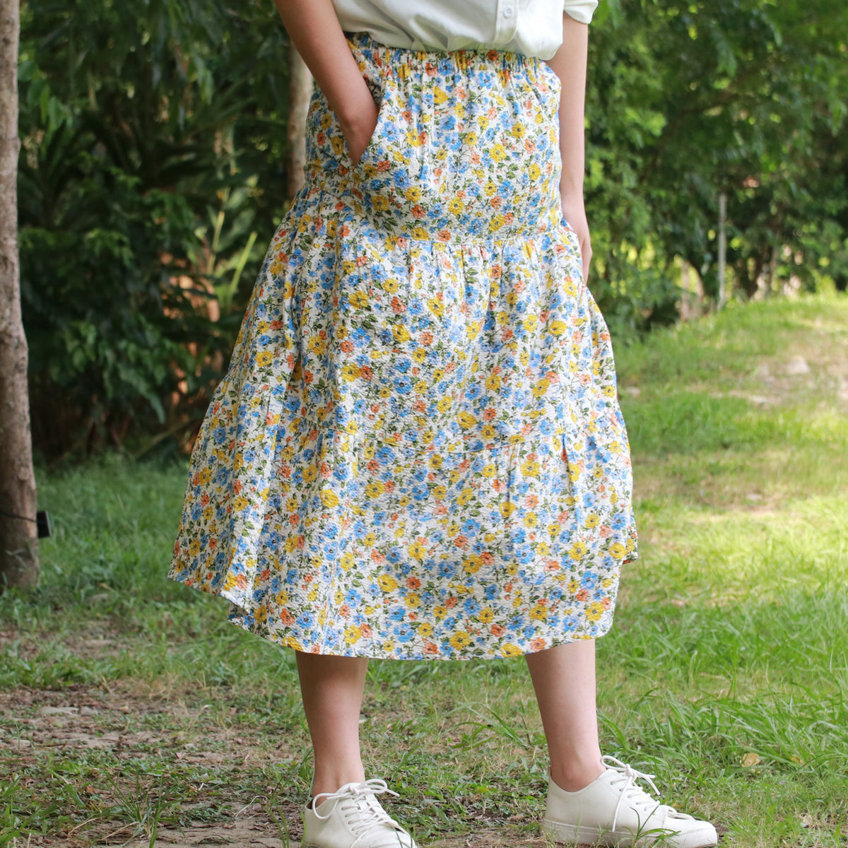 Summer Flower Cake Skirt