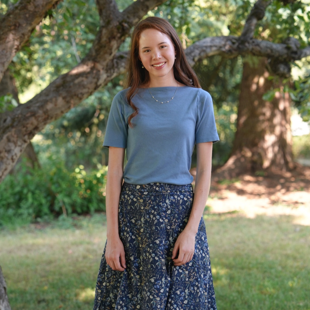 Late Summer Wildflowers - Four Panel Circle Skirt