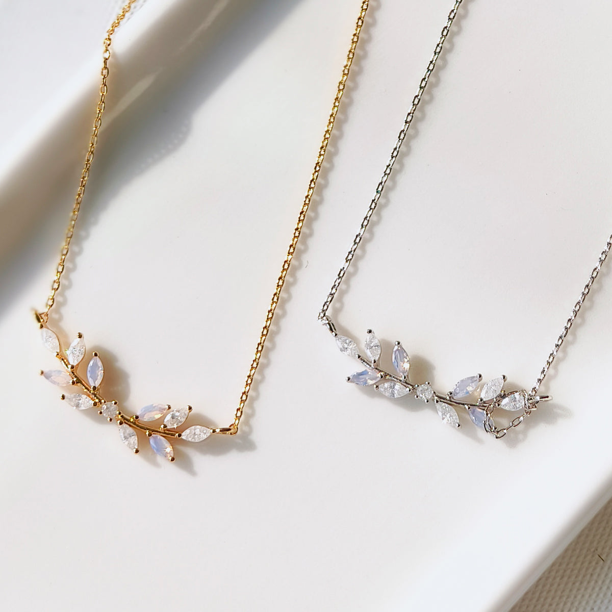 Nature Series 925 Sterling Silver Necklace-Korea