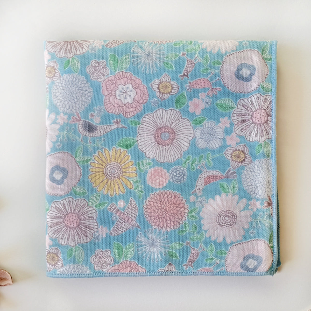 Flower Bird Handkerchief - Japan