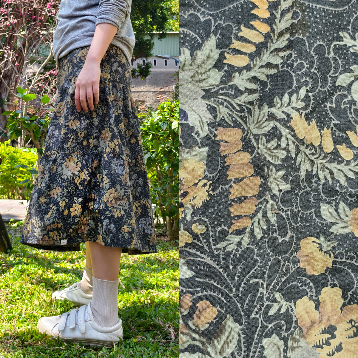 Classic Floral  Handmade Cake Dress