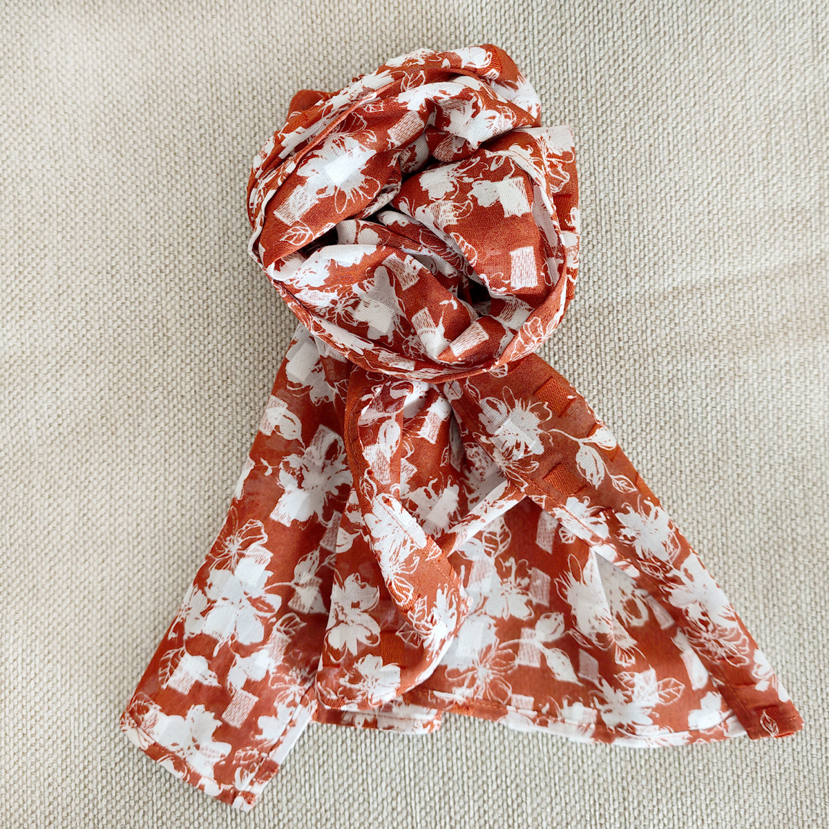 Classic Elegance Cotton Breathable Scarf - Japan
