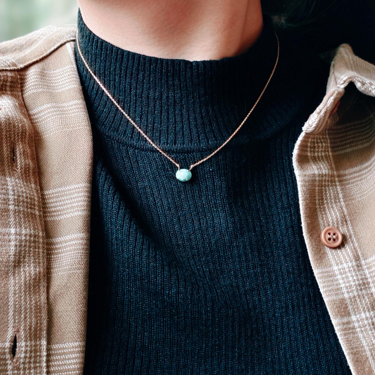 925 Sterling Silver Necklace-Korea