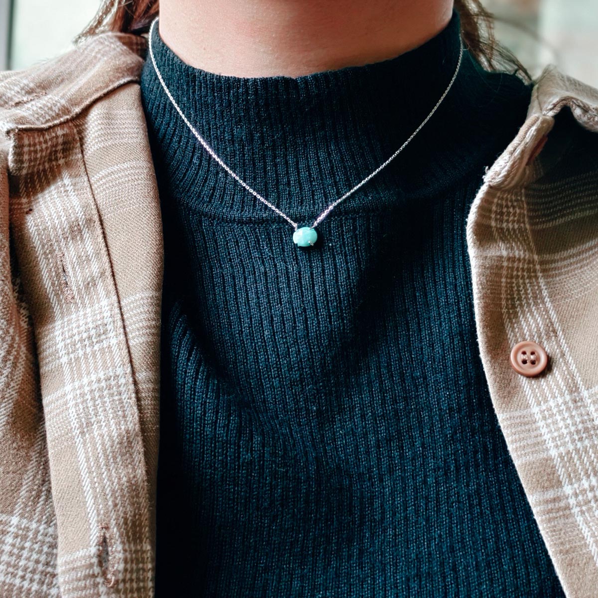 925 Sterling Silver Necklace-Korea