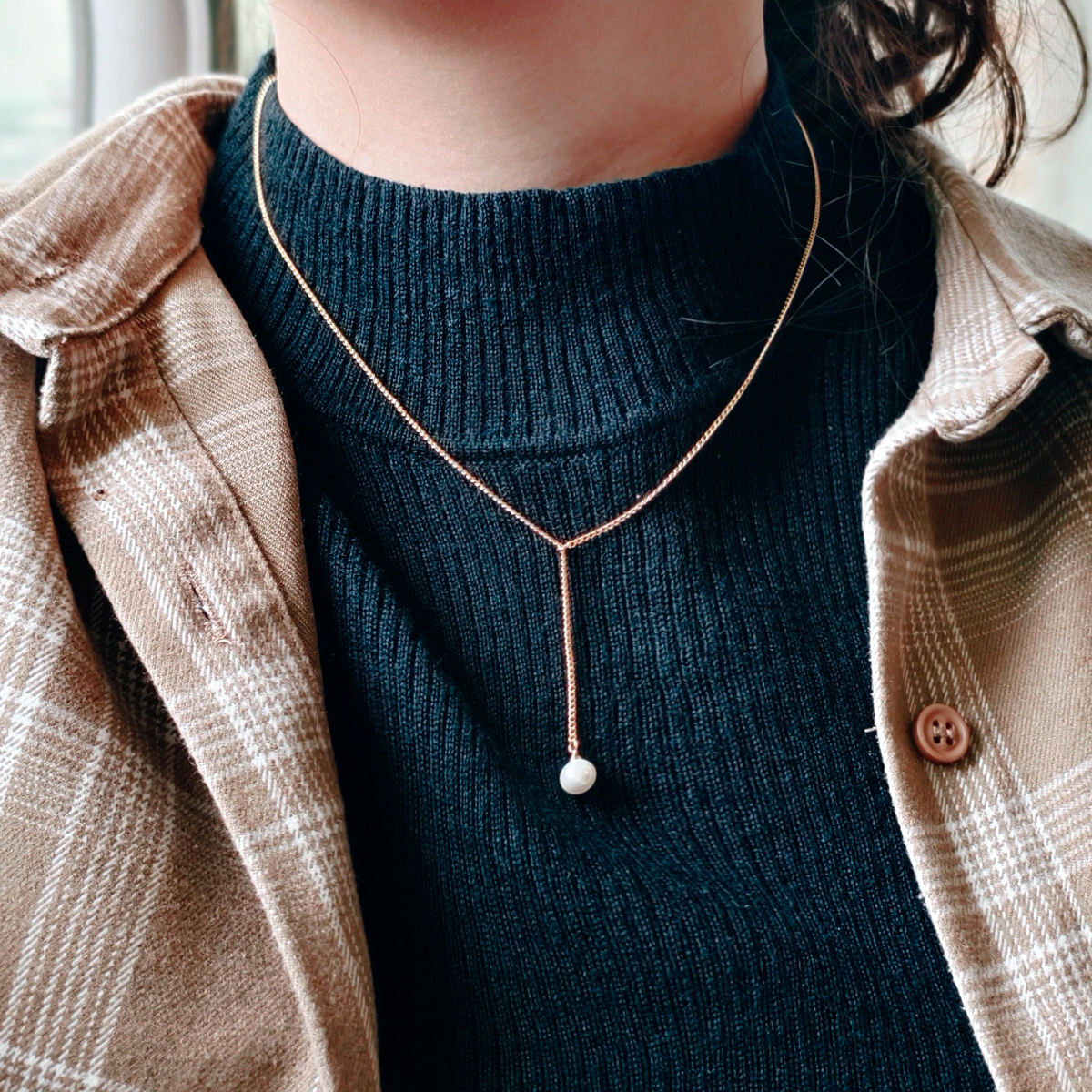 925 Sterling Silver Necklace-Korea