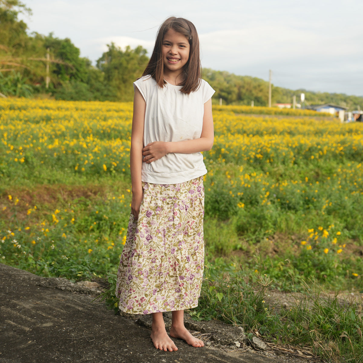 Vintage Floral Handmade Cake Dress