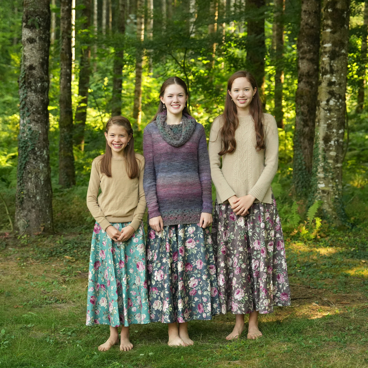 Vintage Rose Thick Circle Skirt