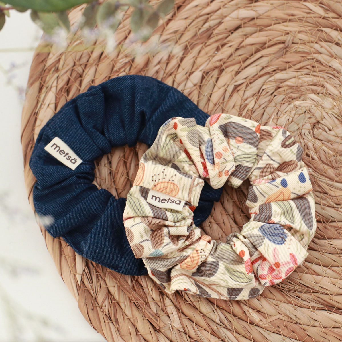 Sunny Day - Handmade Scrunchie Set