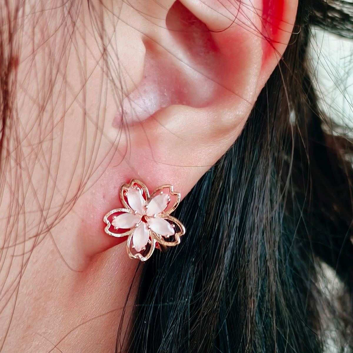 Flower Series Earrings-Korea