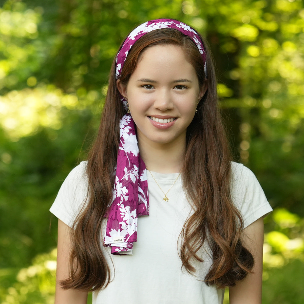 Large Floral Series Cotton Breathable Scarf - Japan