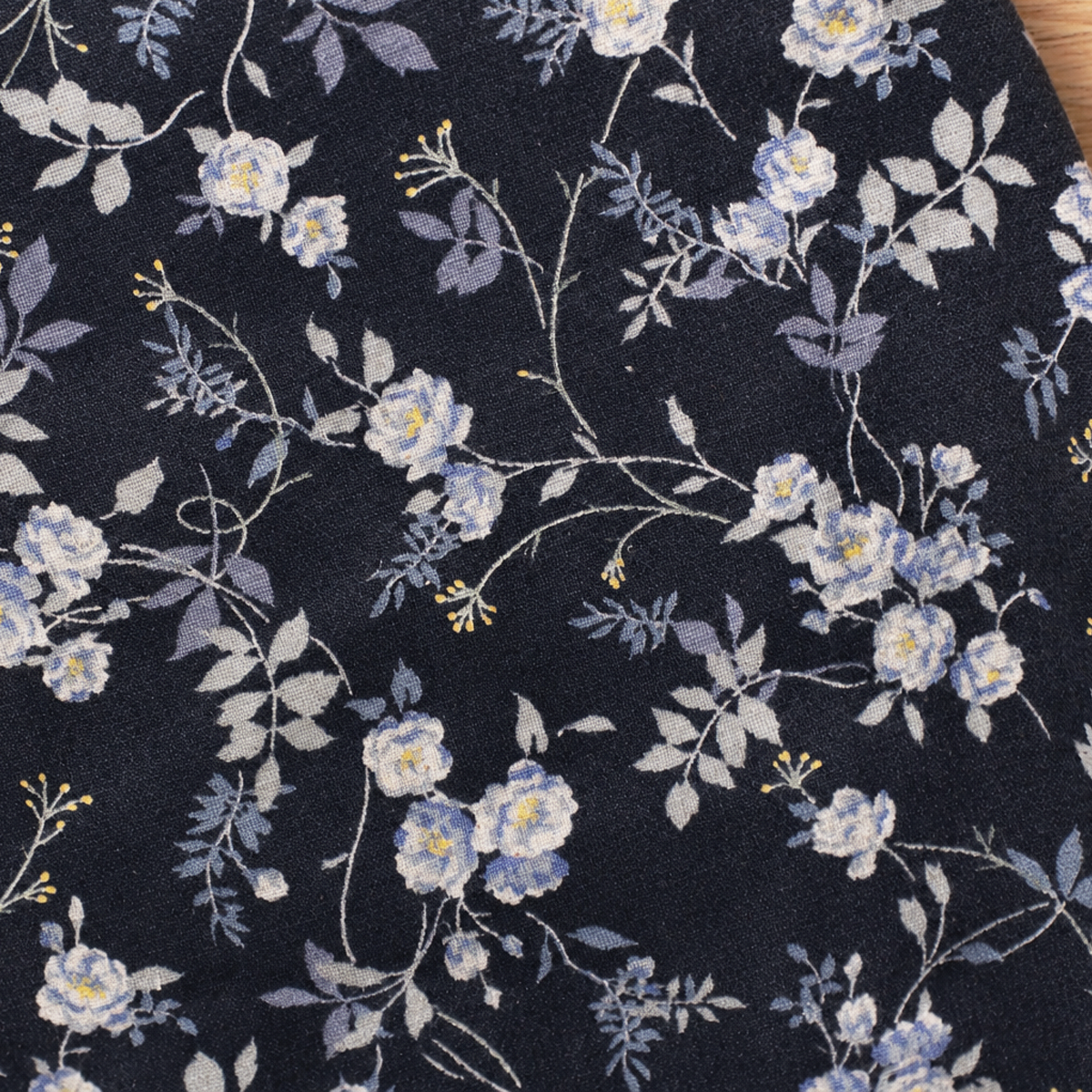 Moon Blue Flower - Four Panel Circle Skirt