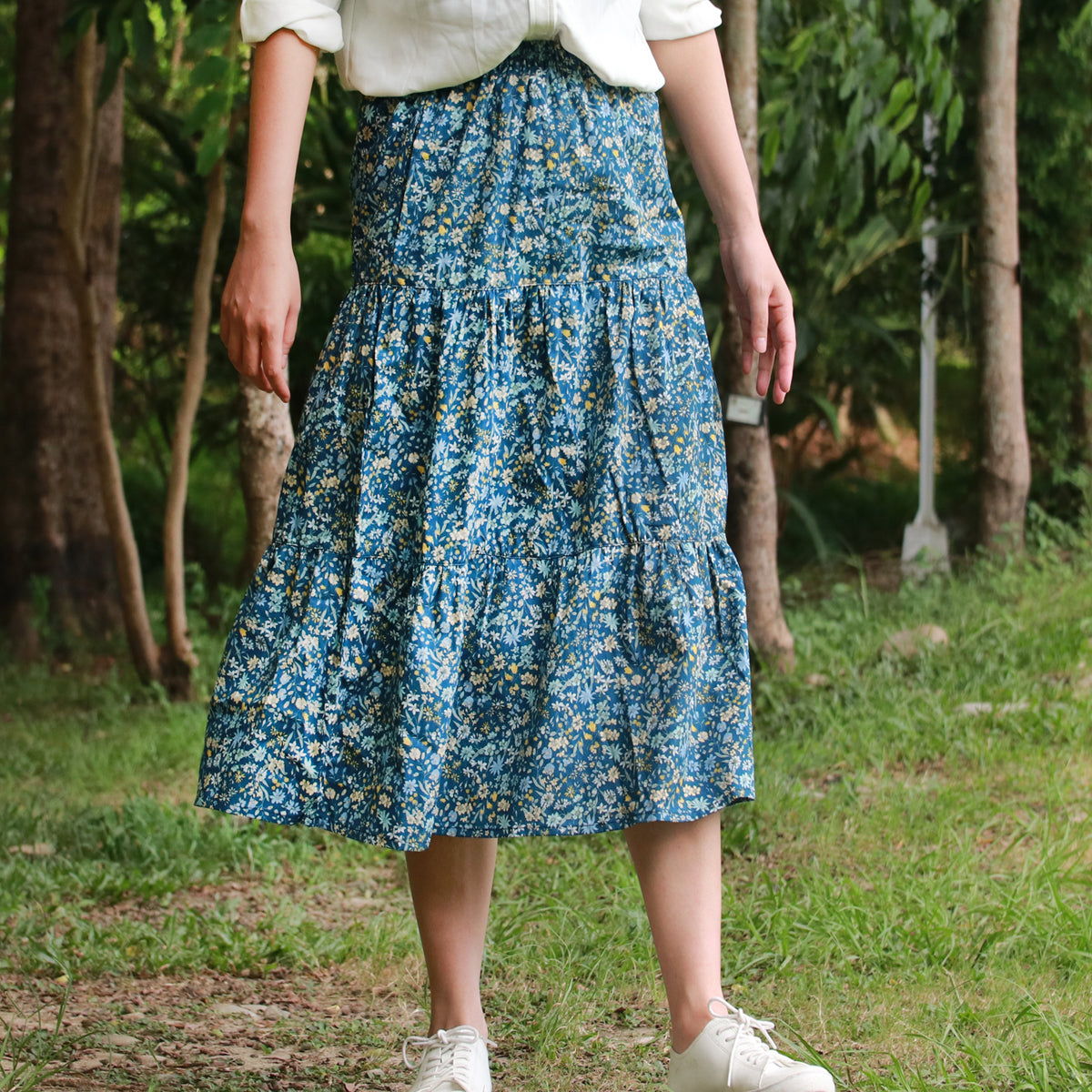 Blue Wilderness Country Cake Skirt
