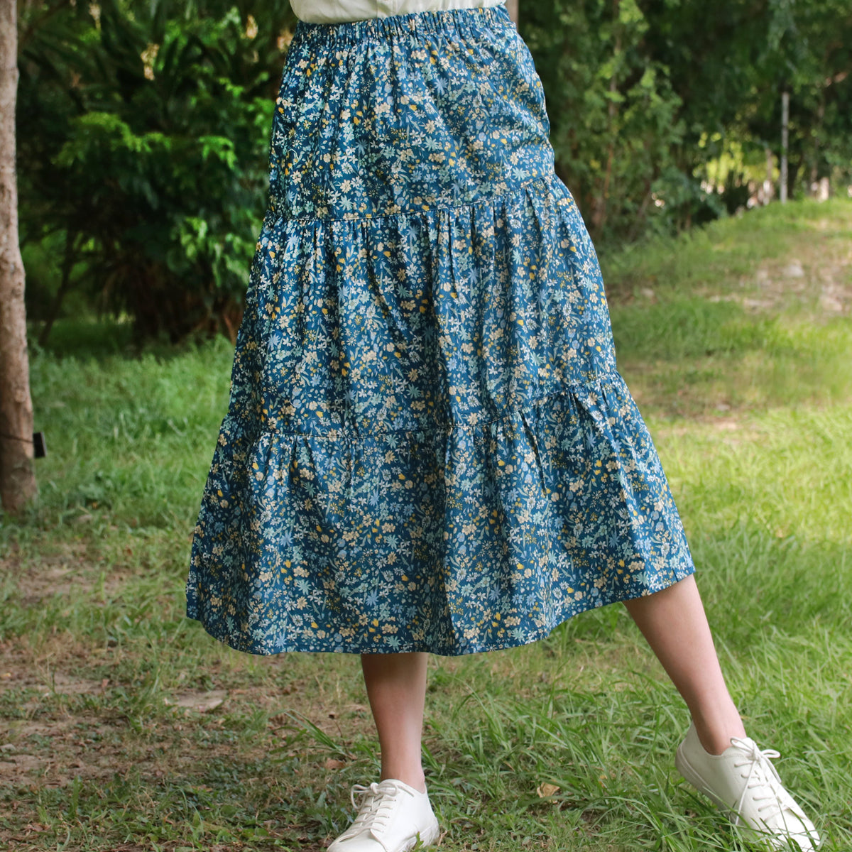 Blue Wilderness Country Cake Skirt