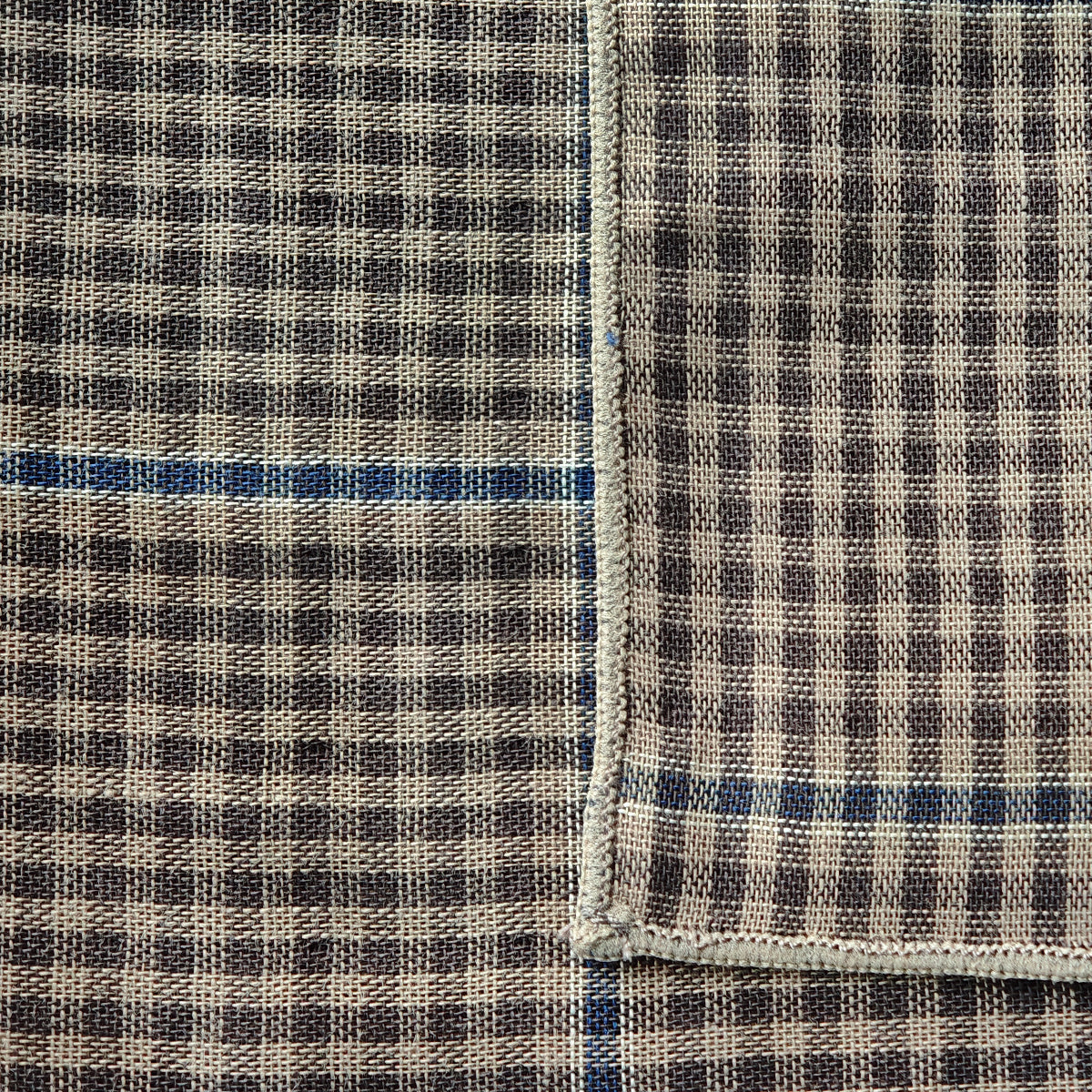 Plaid Gauze Square scarf - Pre-order late September