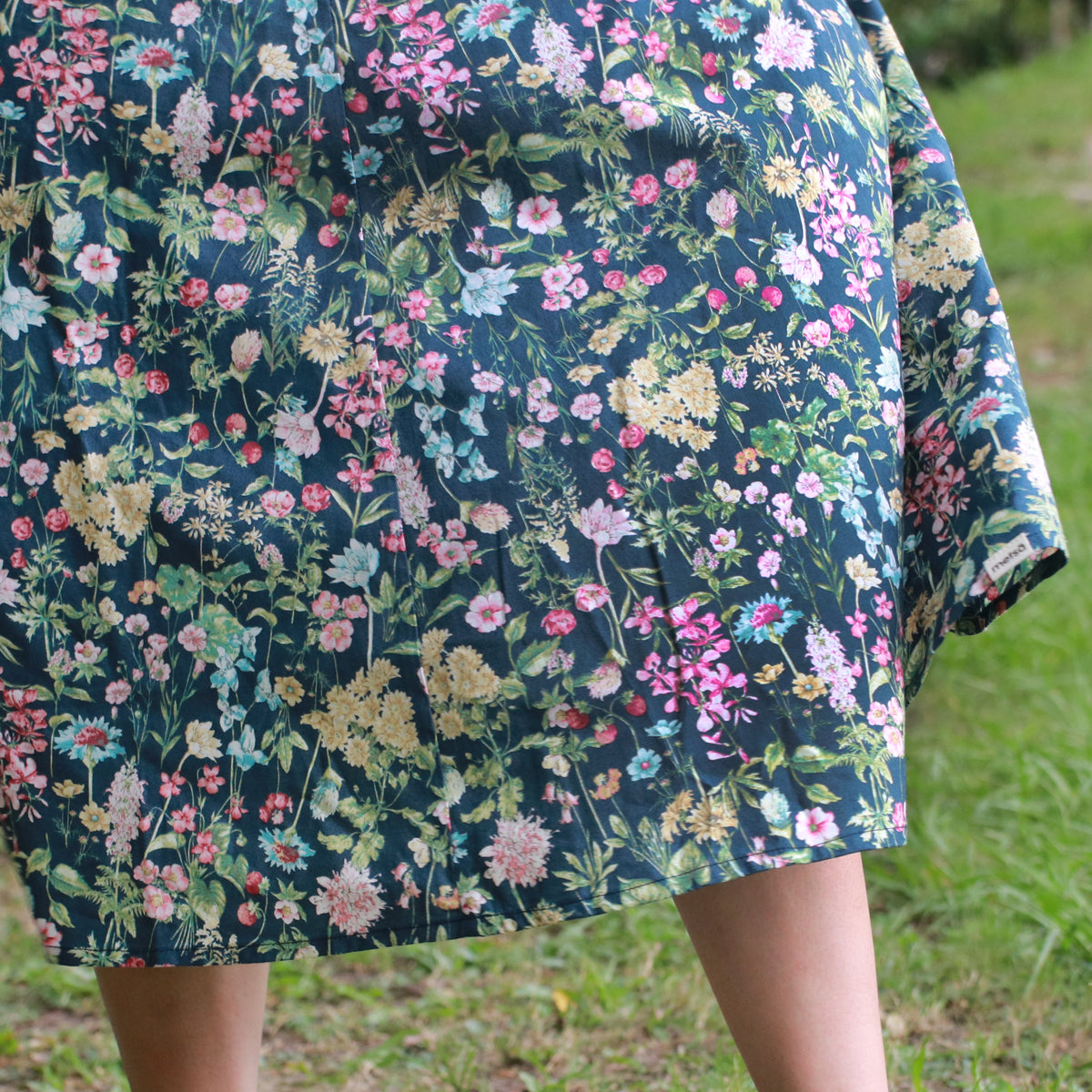 Flowers Amid Greenery - Four Panel Circle Skirt