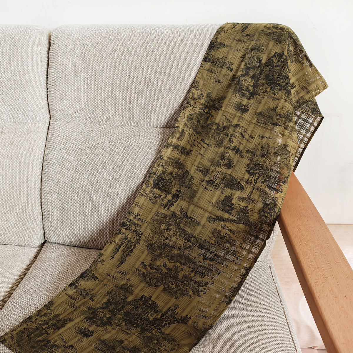 Forest Realm Cotton Scarf - Japan