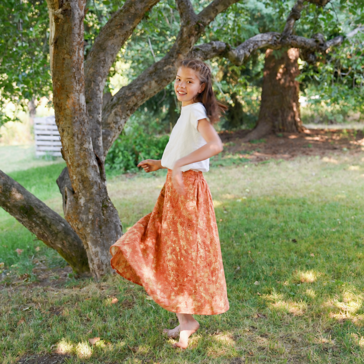 Warm Sun Mineral - Four Panel Circle Skirt