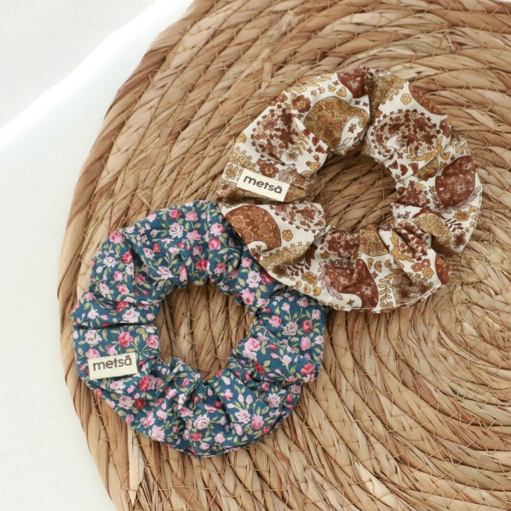 Hillside - Handmade Scrunchies Set