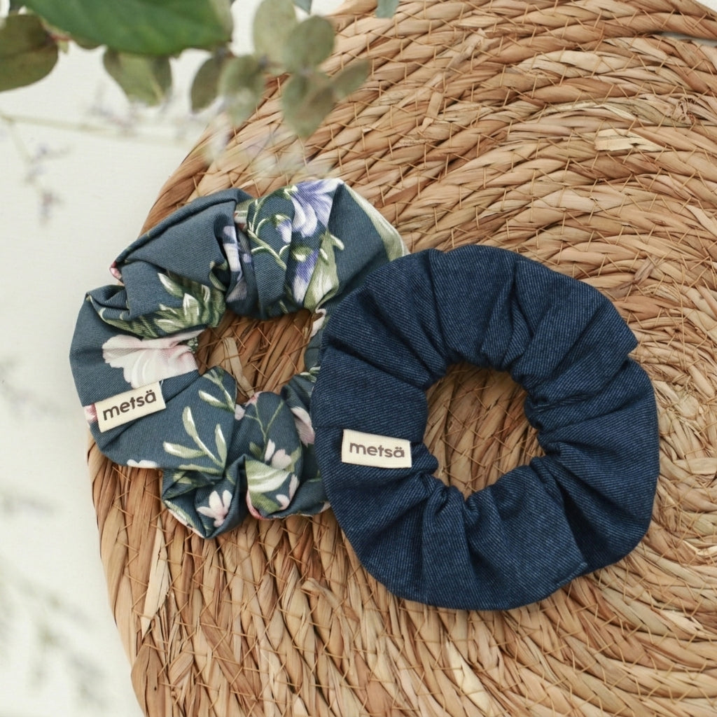 Elegant Handmade Scrunchie Set