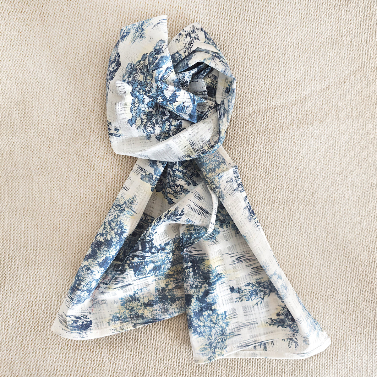 Forest Realm Cotton Scarf - Japan