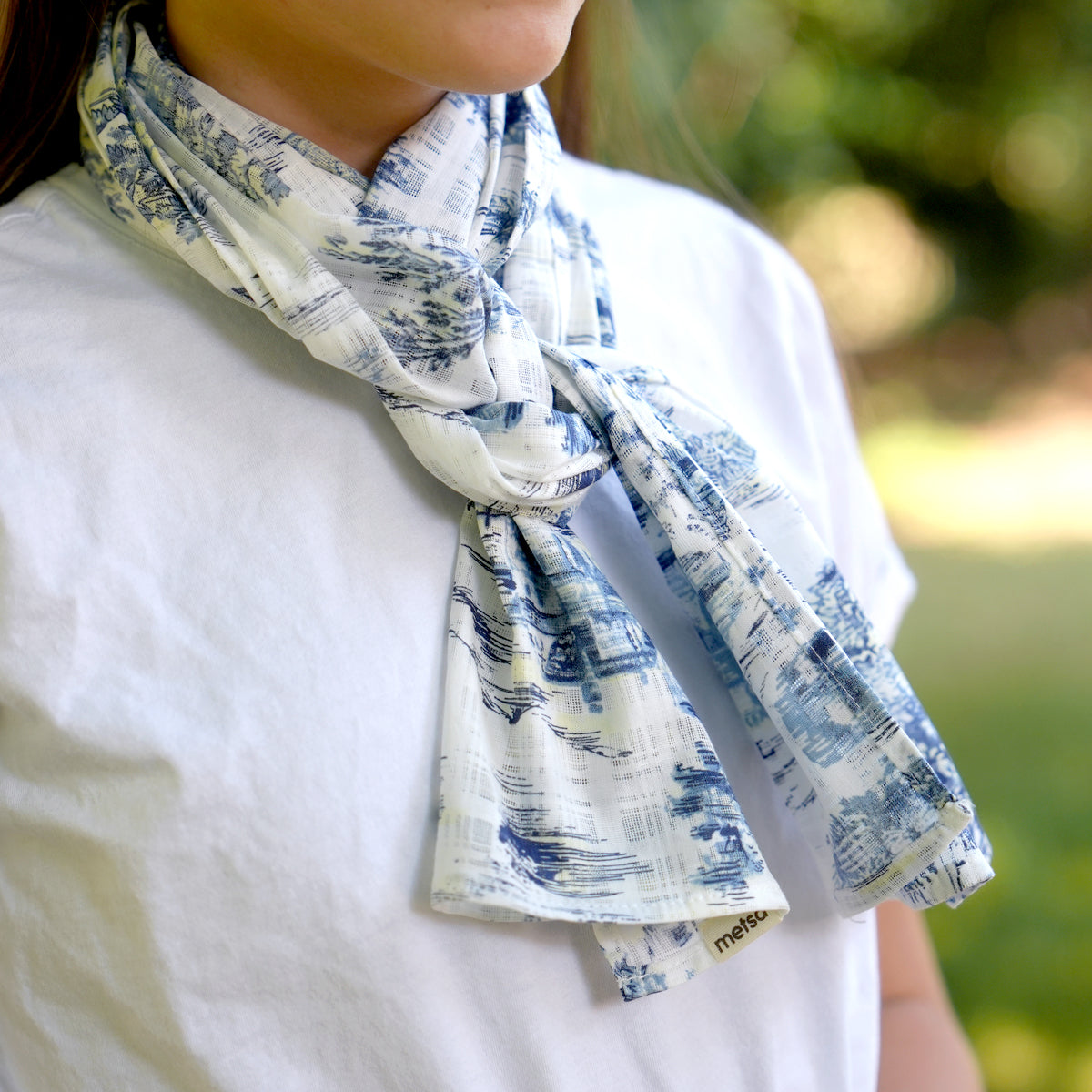 Forest Realm Cotton Scarf - Japan