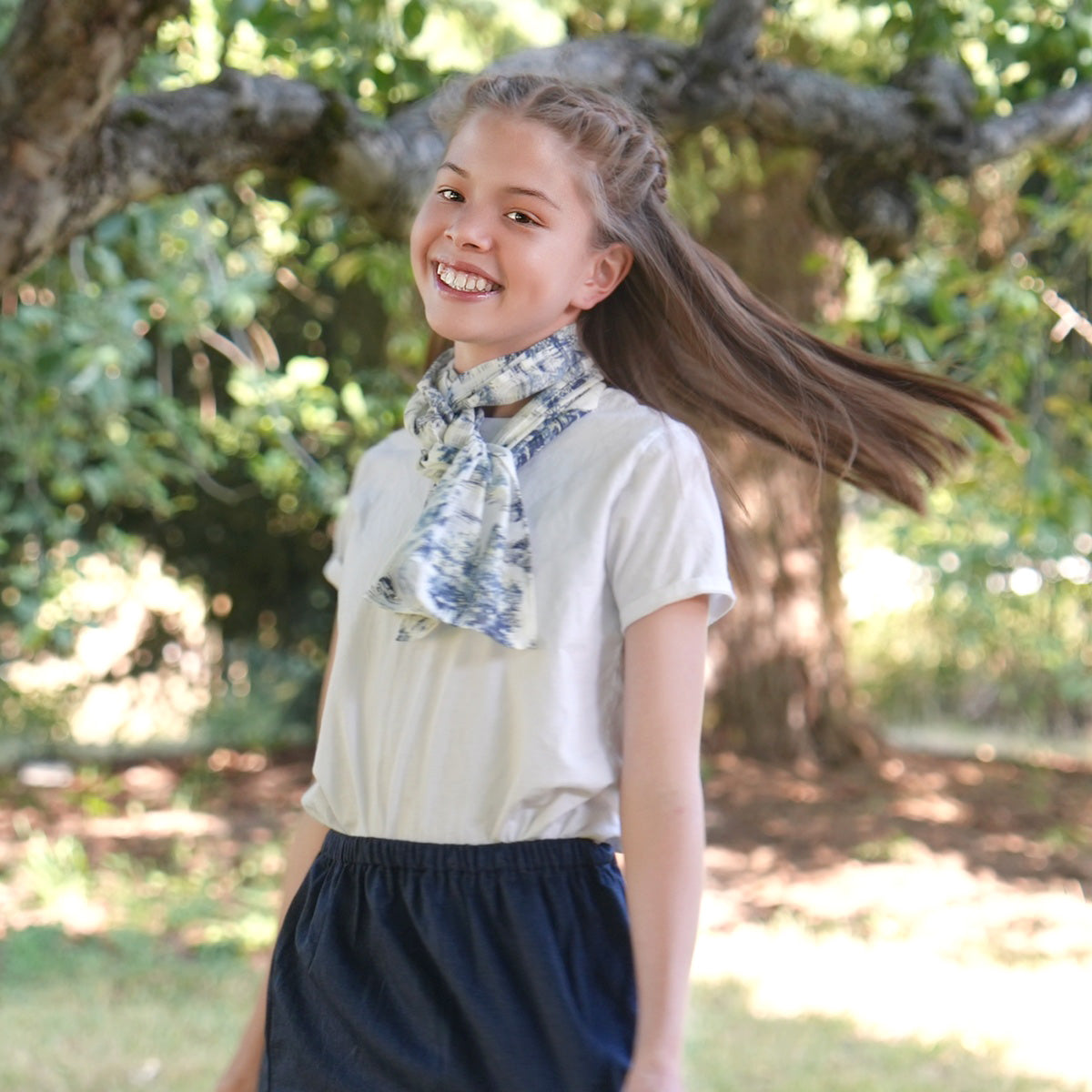 Forest Realm Cotton Scarf - Japan