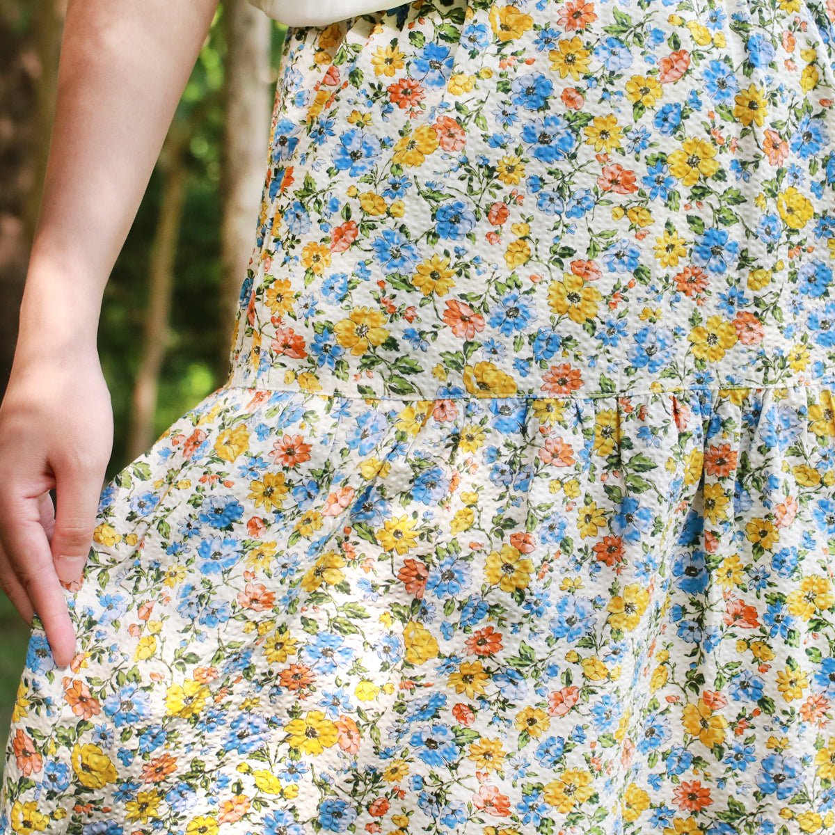 Summer Flower Cake Skirt