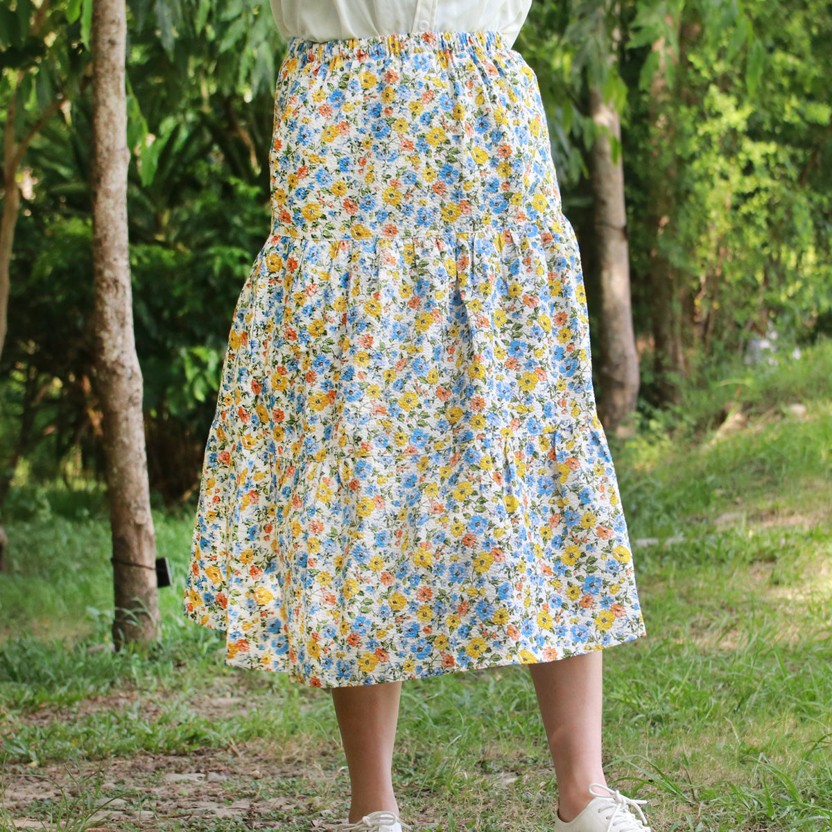 Summer Flower Cake Skirt